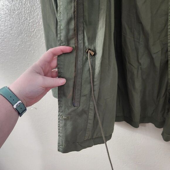 Joie NWT Olive Green Jenita Utility Jacket Size XS NWT - Picture 4 of 16